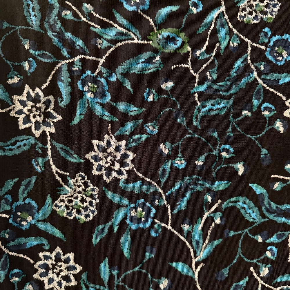Coldwater Creek Mesh Lined Floral Boho Casual Easy Weekend Plus Size Dress 2X - Picture 3 of 9